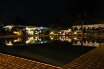 Night view on pool TDC & terrace