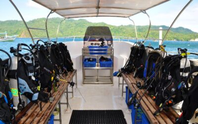 Dive boat bench