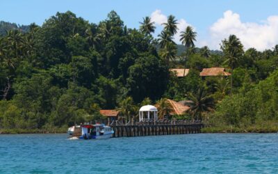 Resort view from sea